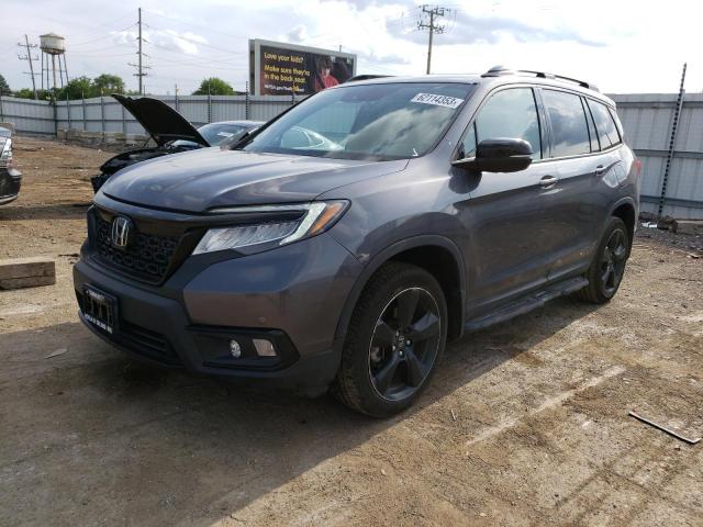 5FNYF8H07LB003651 - 2020 HONDA PASSPORT ELITE GRAY photo 1