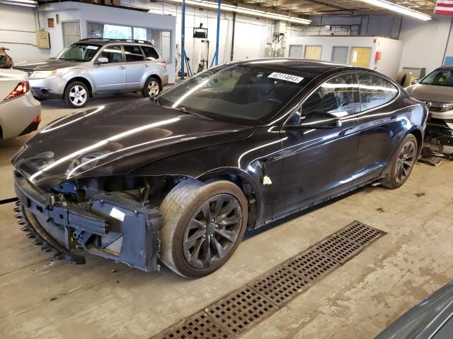 5YJSA1E26HF199462 - 2017 TESLA MODEL S Սև լուսանկար 1