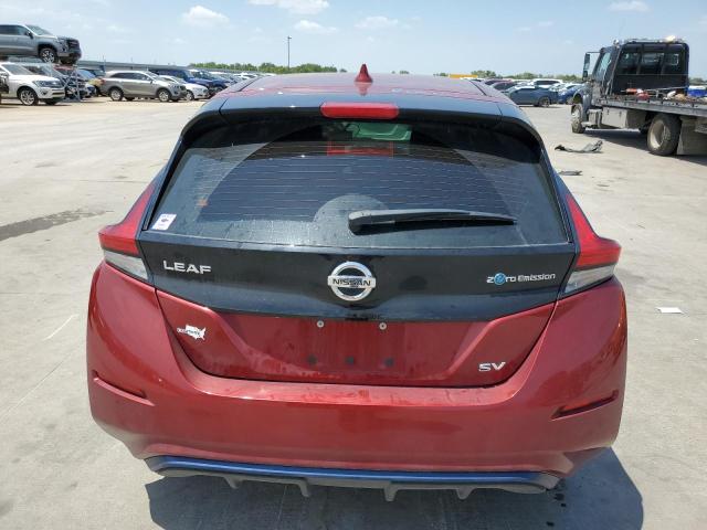 1N4AZ1CP7KC308167 - 2019 NISSAN LEAF S RED photo 6