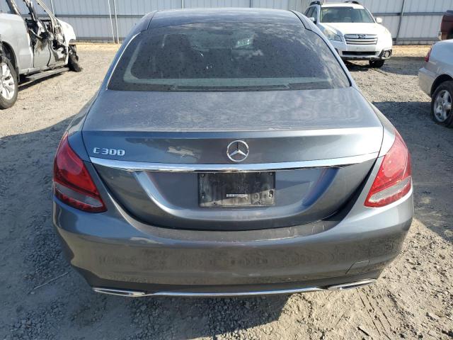 55SWF4JB1JU236898 - 2018 MERCEDES-BENZ C 300 GRAY photo 6