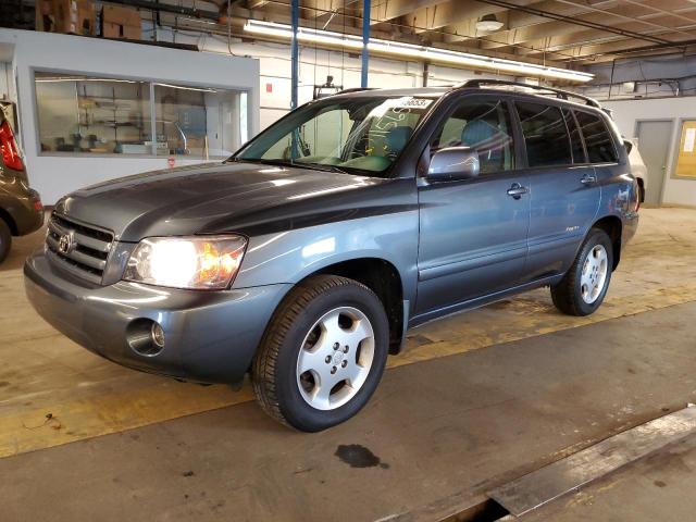 JTEEP21A570201824 - 2007 TOYOTA HIGHLANDER SPORT BLUE photo 1