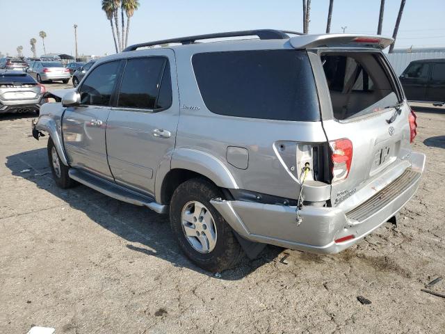 5TDBT48A22S113825 - 2002 TOYOTA SEQUOIA LIMITED SILVER photo 2