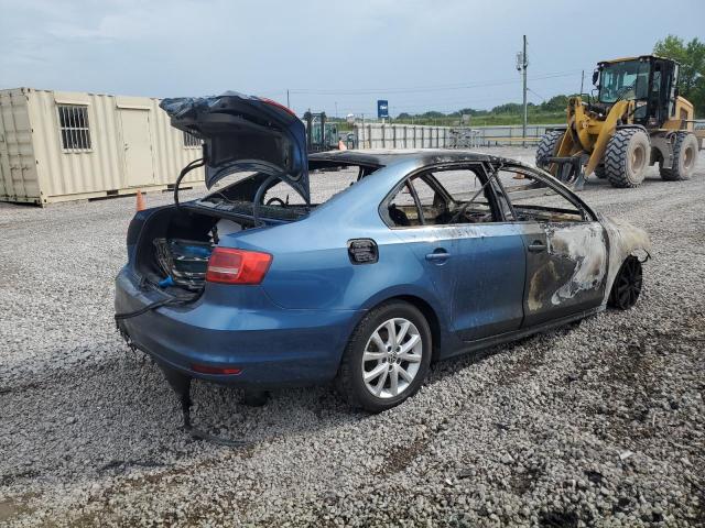 3VWLA7AJXFM328975 - 2015 VOLKSWAGEN JETTA TDI BLUE photo 3