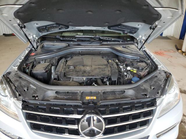 4JGDA5HB5EA430573 - 2014 MERCEDES-BENZ ML 350 4MATIC SILVER photo 12