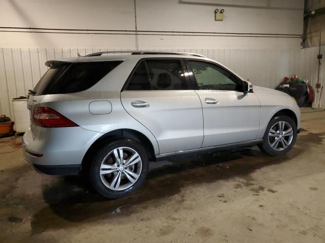 4JGDA5HB5EA430573 - 2014 MERCEDES-BENZ ML 350 4MATIC SILVER photo 3