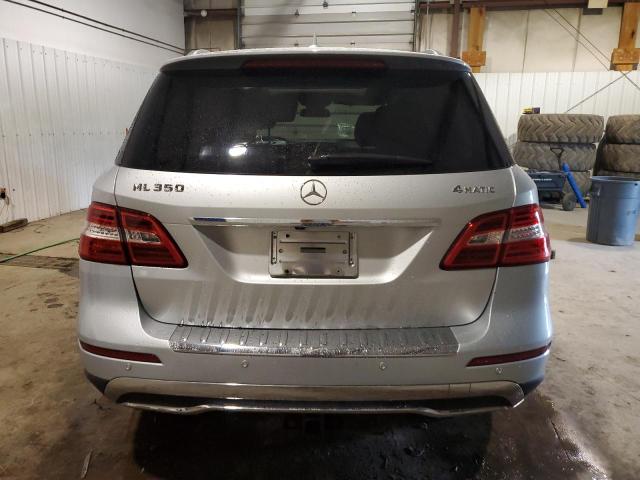 4JGDA5HB5EA430573 - 2014 MERCEDES-BENZ ML 350 4MATIC SILVER photo 6