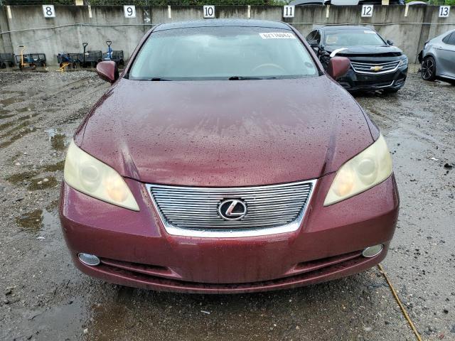 JTHBJ46GX72104588 - 2007 LEXUS ES 350 BURGUNDY photo 5