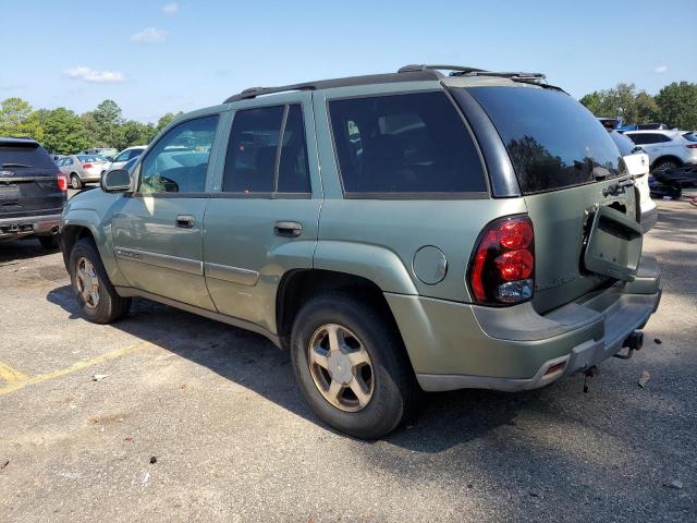 1GNDS13S132363602 - 2003 CHEVROLET TRAILBLAZE GREEN photo 2