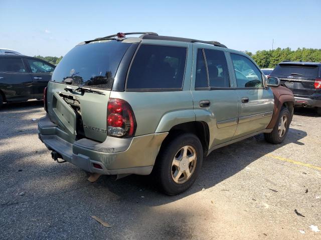 1GNDS13S132363602 - 2003 CHEVROLET TRAILBLAZE GREEN photo 3