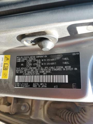 JTJBARBZ2K2213896 - 2019 LEXUS NX 300 BASE 银色 照片 12