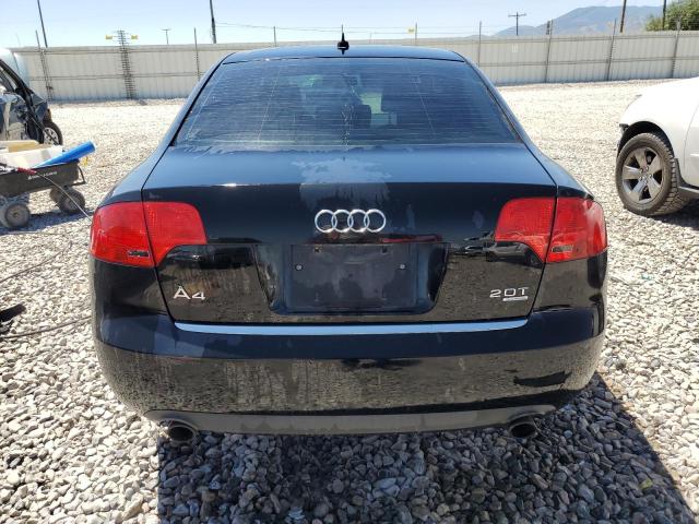 WAUDF78E27A153019 - 2007 AUDI A4 2.0T QUATTRO BLACK photo 6