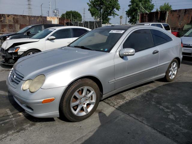 WDBRN64J13A479413 - 2003 MERCEDES-BENZ C 320 SPORT COUPE SILVER photo 1