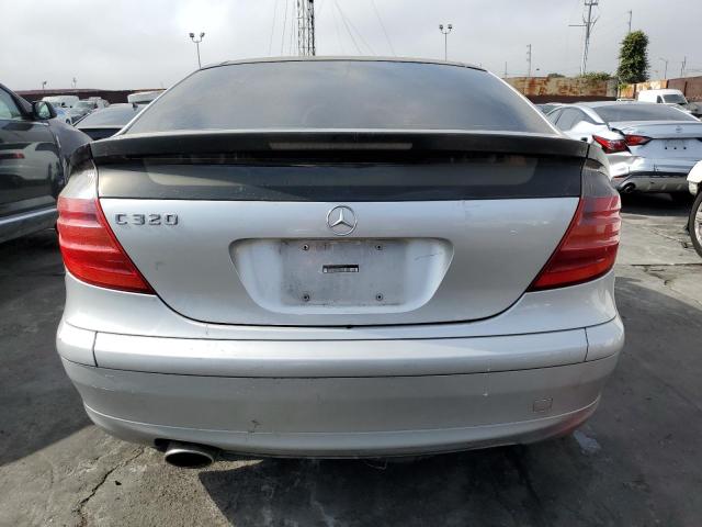 WDBRN64J13A479413 - 2003 MERCEDES-BENZ C 320 SPORT COUPE SILVER photo 6