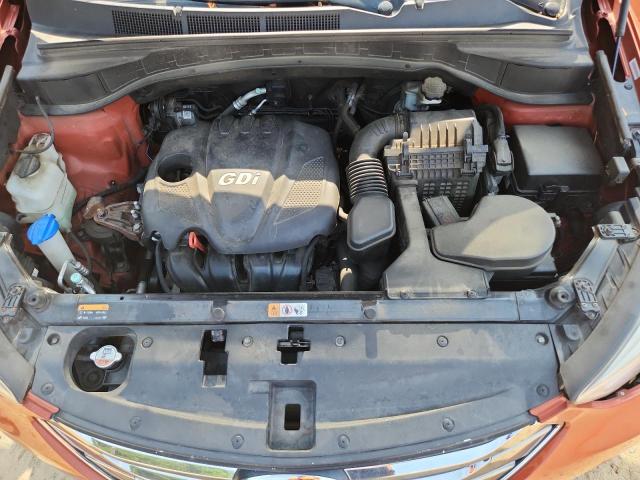 5XYZUDLB2EG188599 - 2014 HYUNDAI SANTA FE S ORANGE photo 12