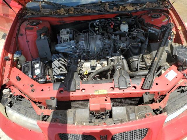 1G2WP5214WF269055 - 1998 PONTIAC GRAND PRIX GTP RED photo 11