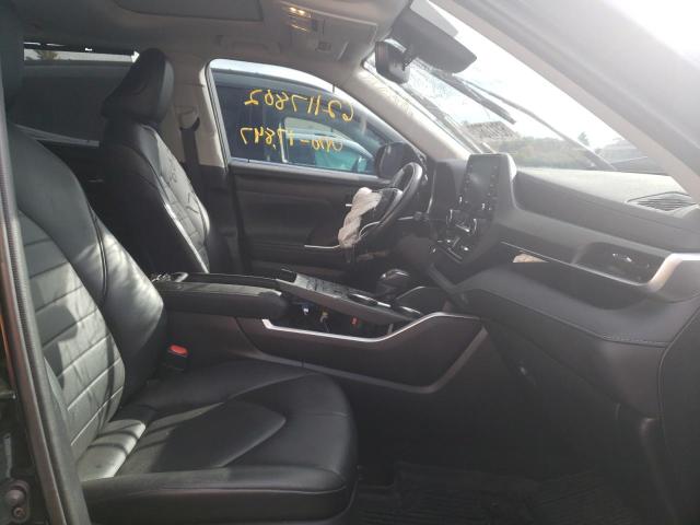 5TDGZRBH5MS154251 - 2021 TOYOTA HIGHLANDER XLE BLACK photo 5