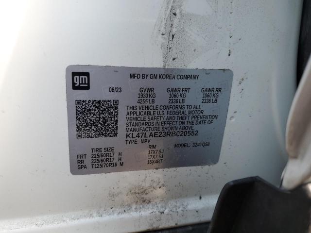 KL47LAE23RB020552 - 2024 BUICK ENVISTA PREFERRED 白色 照片 14