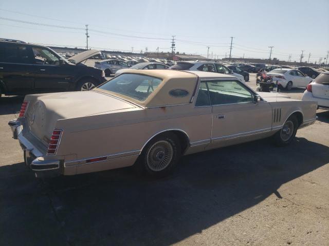 9Y89S706790 - 1979 LINCOLN CONTINENTL TAN photo 3