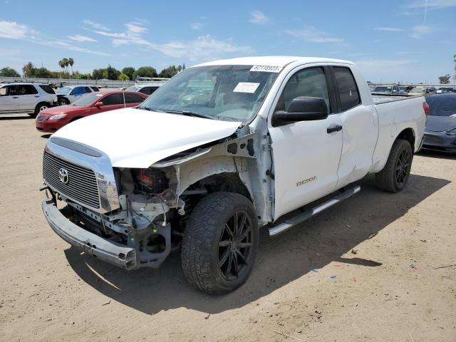 5TBRT54188S457557 - 2008 TOYOTA TUNDRA DOUBLE CAB WHITE photo 1