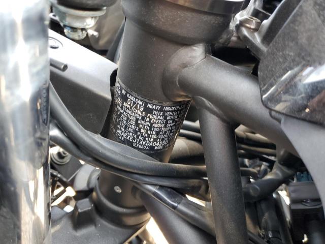 JKAEXEJ1XKDA04250 - 2019 KAWASAKI EX650 J შავი ფოტო 10