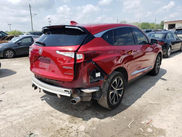 5J8TC2H7XKL015741 - 2019 ACURA RDX ADVANCE RED photo 3