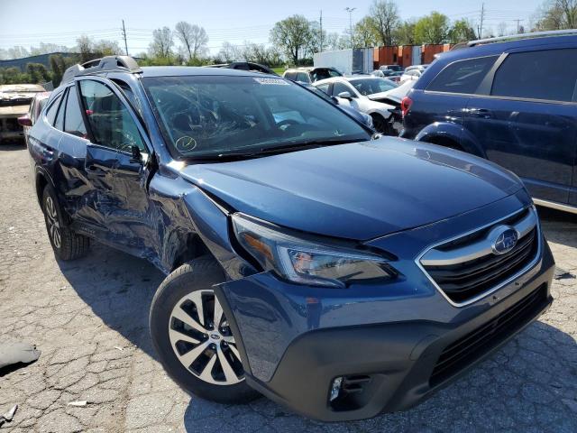 4S4BTACC8N3225974 - 2022 SUBARU OUTBACK PREMIUM BLUE photo 4