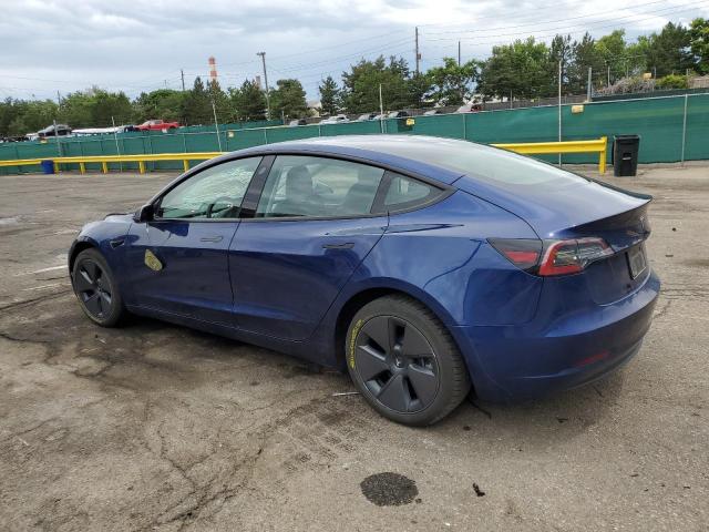 5YJ3E1EB1PF392884 - 2023 TESLA MODEL 3 ლურჯი ფოტო 2