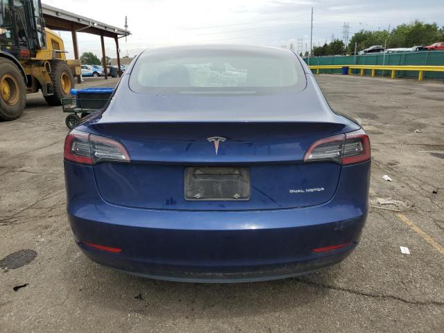 5YJ3E1EB1PF392884 - 2023 TESLA MODEL 3 ლურჯი ფოტო 6