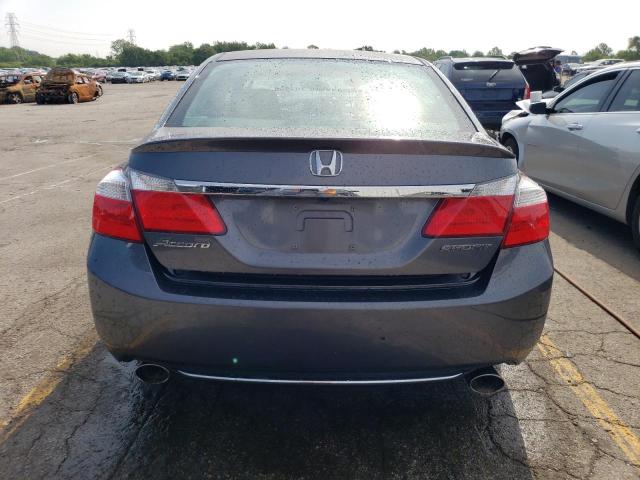 1HGCR2F59DA273313 - 2013 HONDA ACCORD SPORT GRAY photo 6