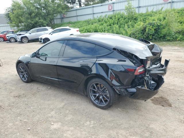 5YJ3E1EB4MF981245 - 2021 TESLA MODEL 3 Черный фото 2