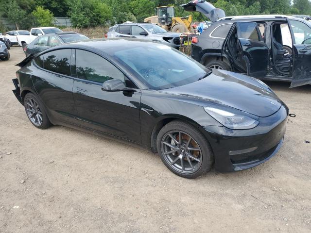 5YJ3E1EB4MF981245 - 2021 TESLA MODEL 3 Черный фото 4