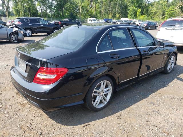 WDDGF4HB0CA621740 - 2012 MERCEDES-BENZ C 250 BLACK photo 3