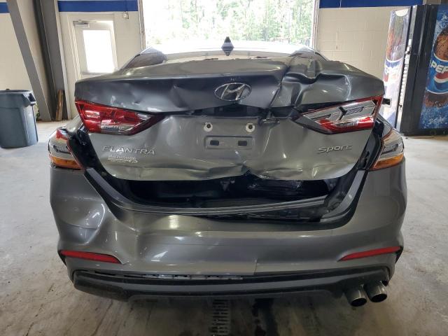 KMHD04LB3HU318667 - 2017 HYUNDAI ELANTRA SPORT SILVER photo 6