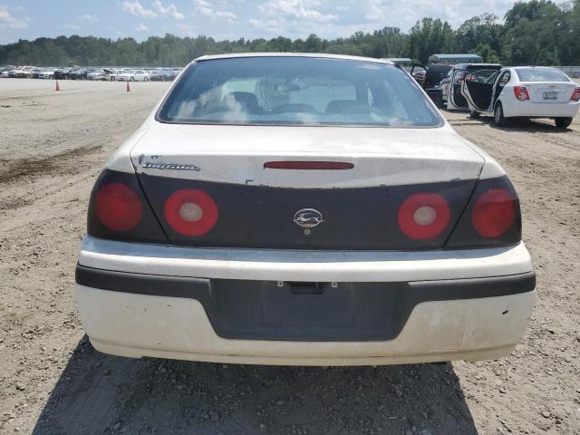 2G1WF55K759334211 - 2005 CHEVROLET IMPALA WHITE photo 6