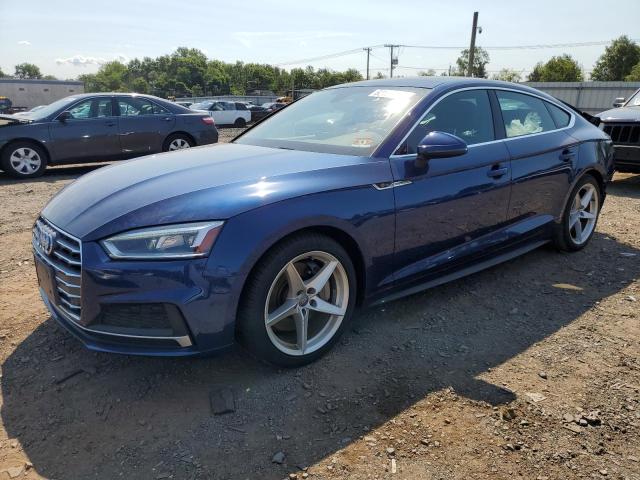 WAUENCF50JA022763 - 2018 AUDI A5 PREMIUM PLUS S-LINE BLUE photo 1