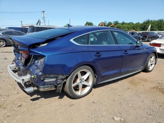 WAUENCF50JA022763 - 2018 AUDI A5 PREMIUM PLUS S-LINE BLUE photo 3