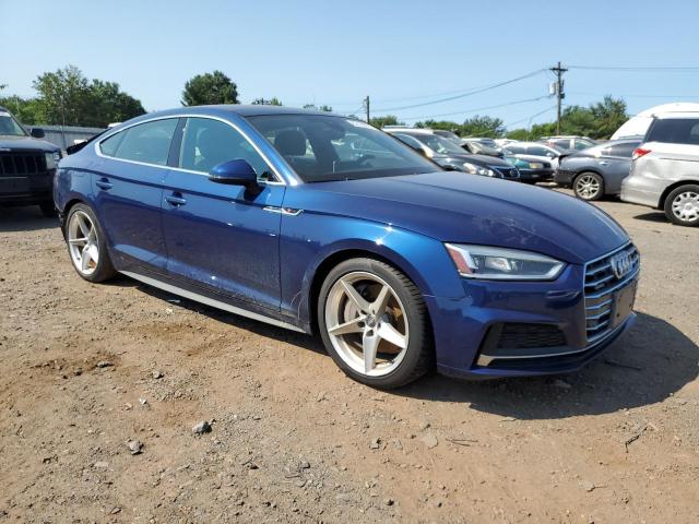 WAUENCF50JA022763 - 2018 AUDI A5 PREMIUM PLUS S-LINE BLUE photo 4