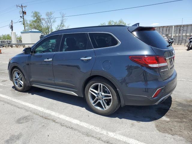 KM8SR4HF2HU252220 - 2017 HYUNDAI SANTA FE SE ULTIMATE GRAY photo 2