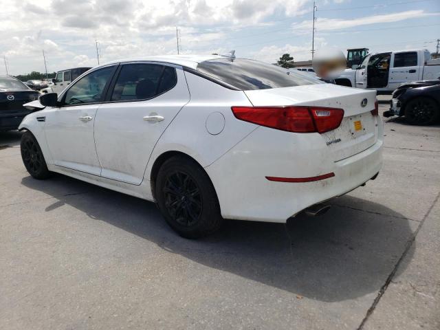 KNAGM4A78F5626538 - 2015 KIA OPTIMA LX WHITE photo 2