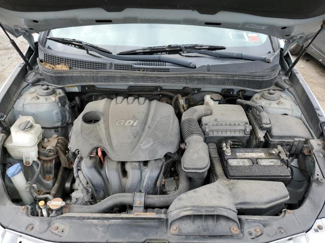 5NPEB4AC3CH311753 - 2012 HYUNDAI SONATA GLS SILVER photo 11