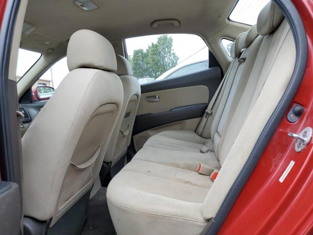 KMHDU46D58U485288 - 2008 HYUNDAI ELANTRA GLS RED photo 10