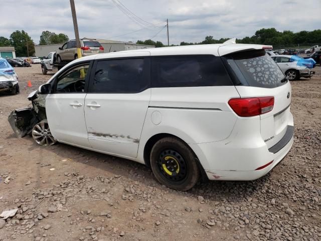 KNDMA5C14G6149714 - 2016 KIA SEDONA L WHITE photo 2