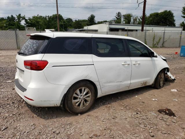 KNDMA5C14G6149714 - 2016 KIA SEDONA L WHITE photo 3