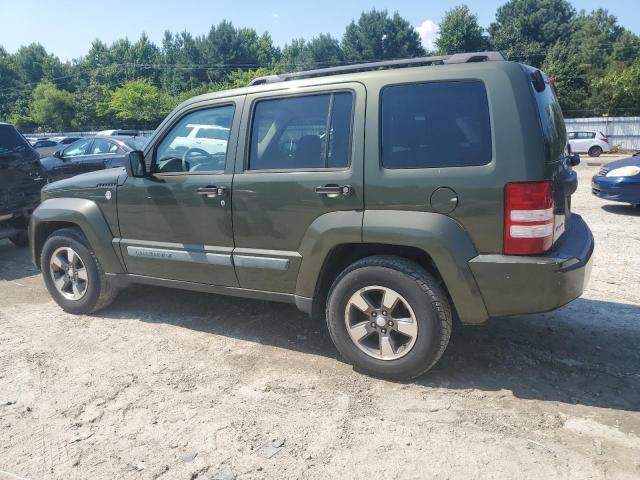 1J8GN28K08W136194 - 2008 JEEP LIBERTY SPORT GREEN photo 2