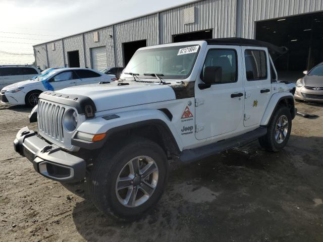 1C4HJXEG9JW233095 - 2018 JEEP WRANGLER U SAHARA WHITE photo 1