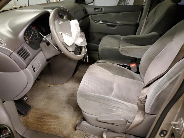 5TDZK23C58S196531 - 2008 TOYOTA SIENNA CE GRAY photo 7