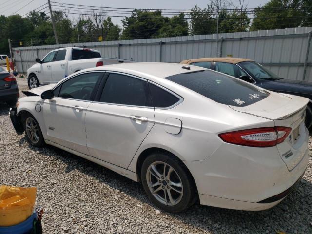 3FA6P0SU7FR243079 - 2015 FORD FUSION TITANIUM PHEV WHITE photo 2