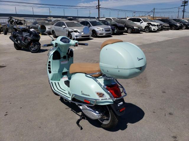 ZAPMA39M5L5100266 - 2020 VESPA GTS300 TURQUOISE photo 3