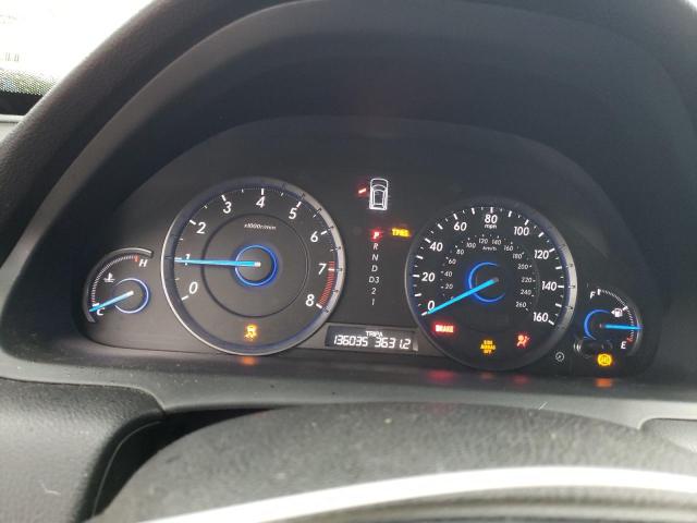 5J6TF2H54CL000863 - 2012 HONDA CROSSTOUR EXL ნაცრისფერი ფოტო 9