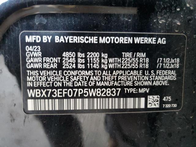 WBX73EF07P5W82837 - 2023 BMW X1 XDRIVE28I BLACK photo 14
